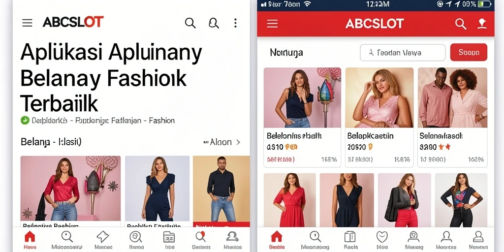 Tampilan antarmuka pengguna ABCSLOT yang modern dan menarik.