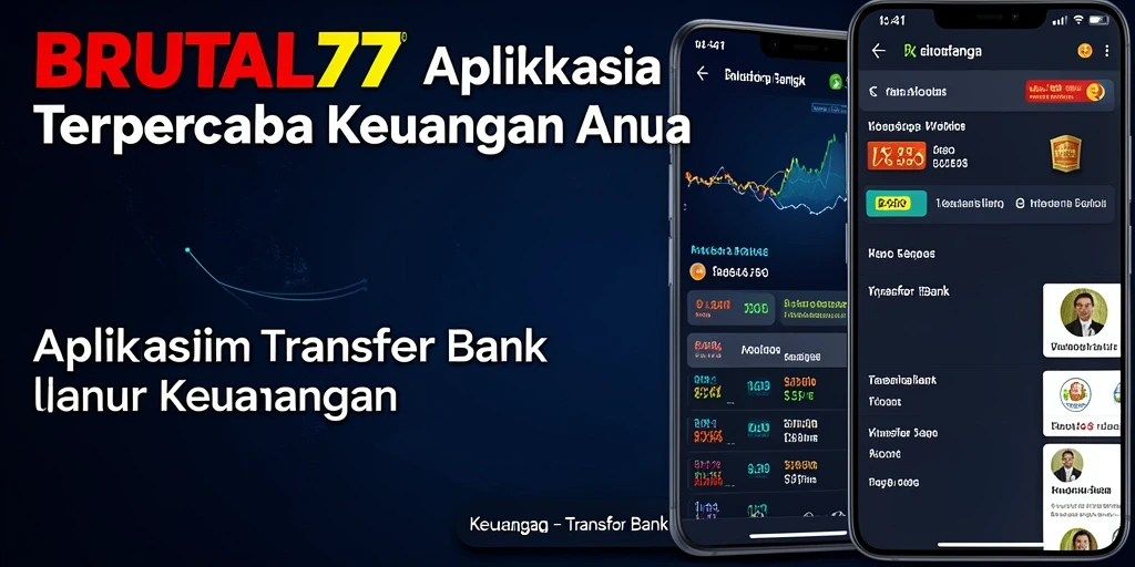 Tampilan antarmuka aplikasi BRUTAL77 yang modern dan mudah digunakan.