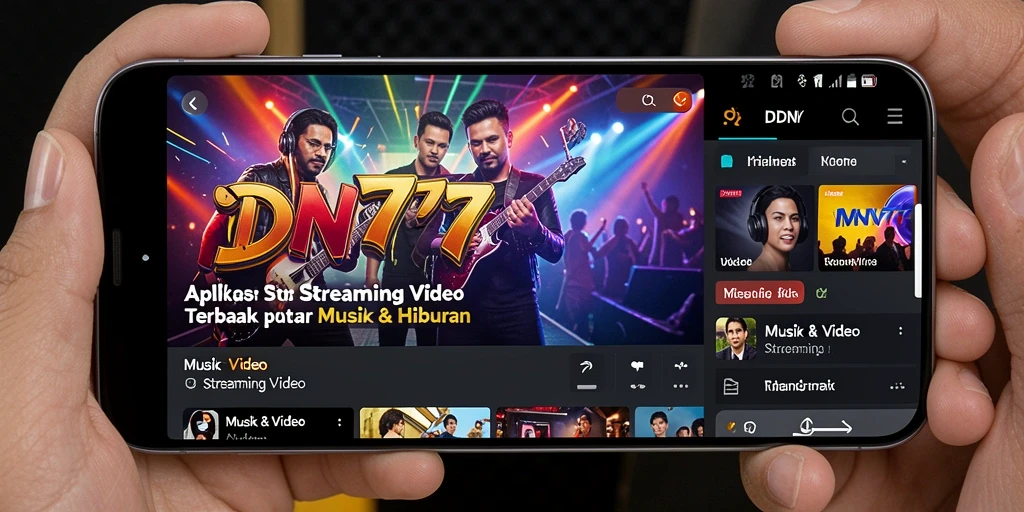 Antarmuka pengguna IDN777 yang menarik dan fungsional untuk Streaming Video.