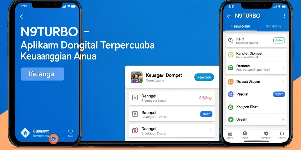 Tampilan antarmuka N9TURBO yang mudah digunakan dan modern.