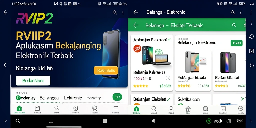 Tampilan antarmuka pengguna aplikasi RVIP2 yang menarik dan fungsional.