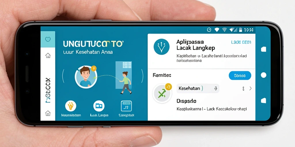 Tampilan antarmuka aplikasi UNGUTOTO yang intuitif dan informatif.