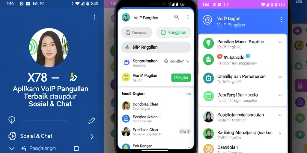 Tampilan antarmuka X78 yang modern dan intuitif.
